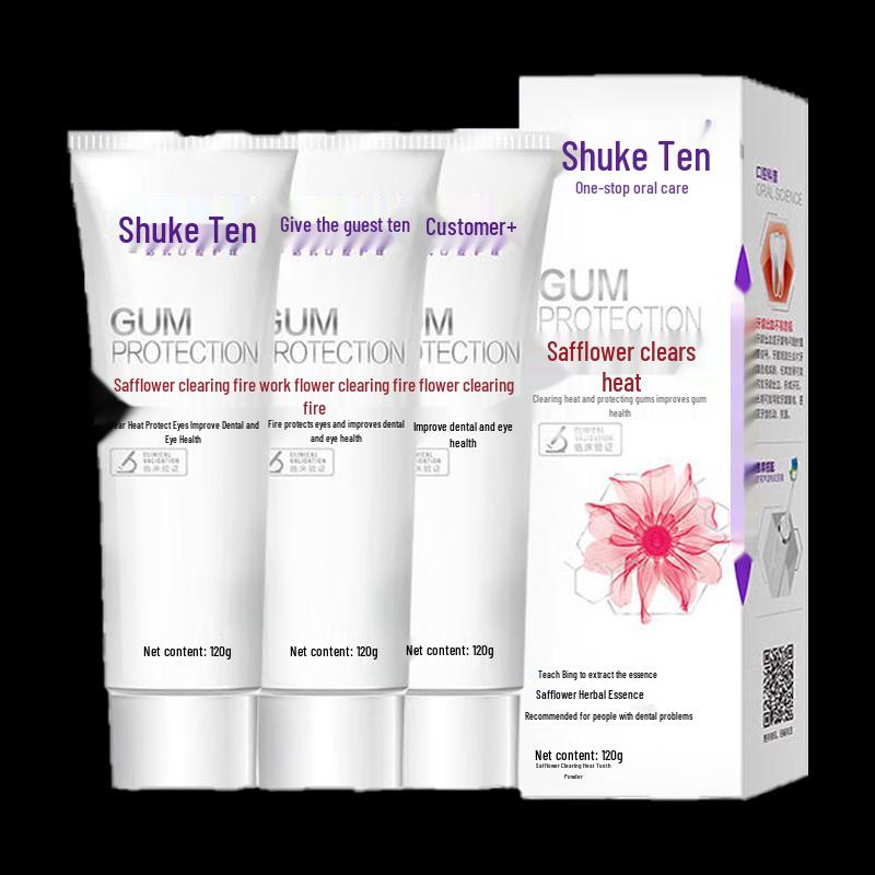 

Sakol Safflower Herbal Heat-Clearing Toothpaste