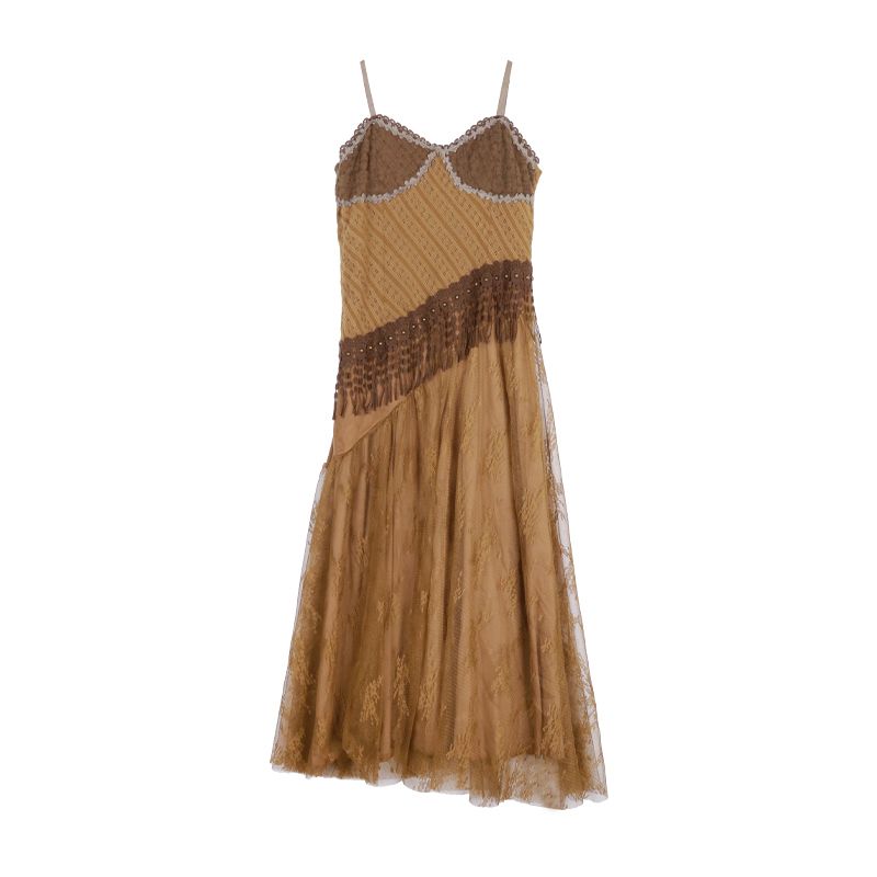 Women's Clothing Vintage Camisole Summer Slimming Casual Mesh
