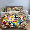 Colorful Geometric Abstract Bedding Set Bedding Set (1 Duvet Cover, 2 Pillowcases, Duvet Not Included)