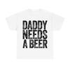 Cross-border European and American Trend T-shirts, Men Need a Printed Cotton Father's Day Men's Short-sleeved T-shirt for Men.