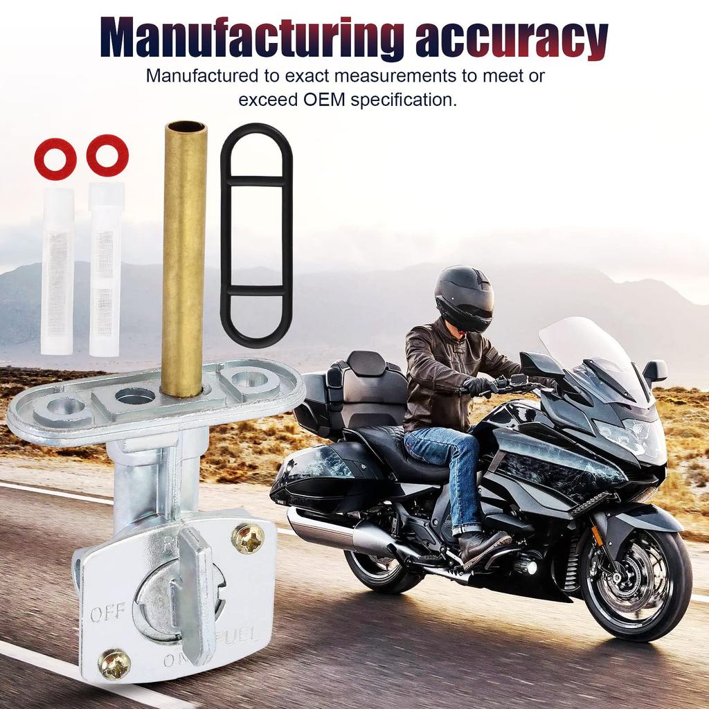 QAZAKY 2 Pack Fuel Gas Tank Pet Cock Valve Switch Suzuki LT80 Quad Sport