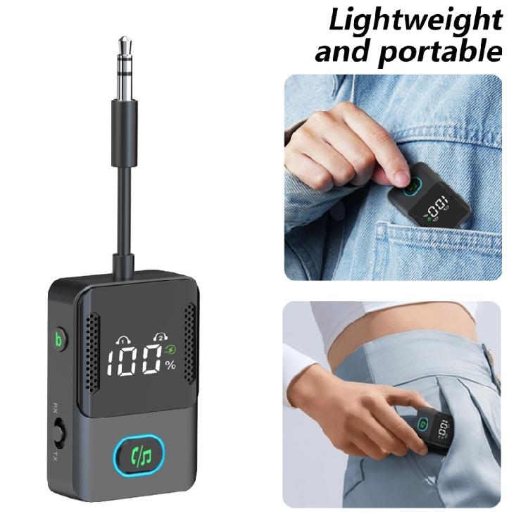 Portable Wireless Transmitter Receiver For Speakers Double Modes Long Working Easy Slide Switching Design
