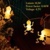 Halloween Skull String Lights LED Spooky Ghost Battery Operated Fairy Lights for Indoor Outdoor Home Yard Horror Party Decor