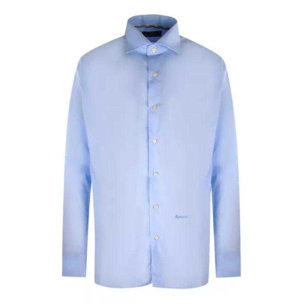 Aquascutum Mens Plain Long-Sleeved Shirt