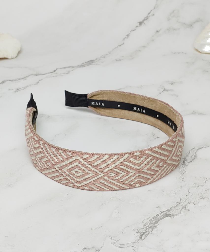 Maia Geometric Pattern Headband
