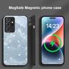 Gradient Yellow Rose For Samsung S25 S25 Edge S25Ultra S8 9 10 20 S21 Pro 22 Plus S23 FE S24 Ultra Magsafe Glass Phone Case