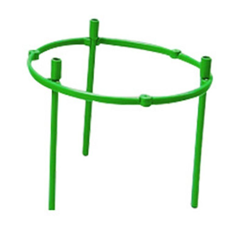 Stackable Plant Trellis for Climbing Plants - Cylindrical Flower Support Cage for Tomatoes, Roses, Ivy & Vines, Adjustable Garden Stakes for Pots 5PCS зелёный