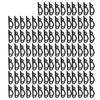 100Pcs White/Black/Green Christmas Lights Gutter Clips Reusable Plastic Gutter Clips 5*2.3cm Frostproof