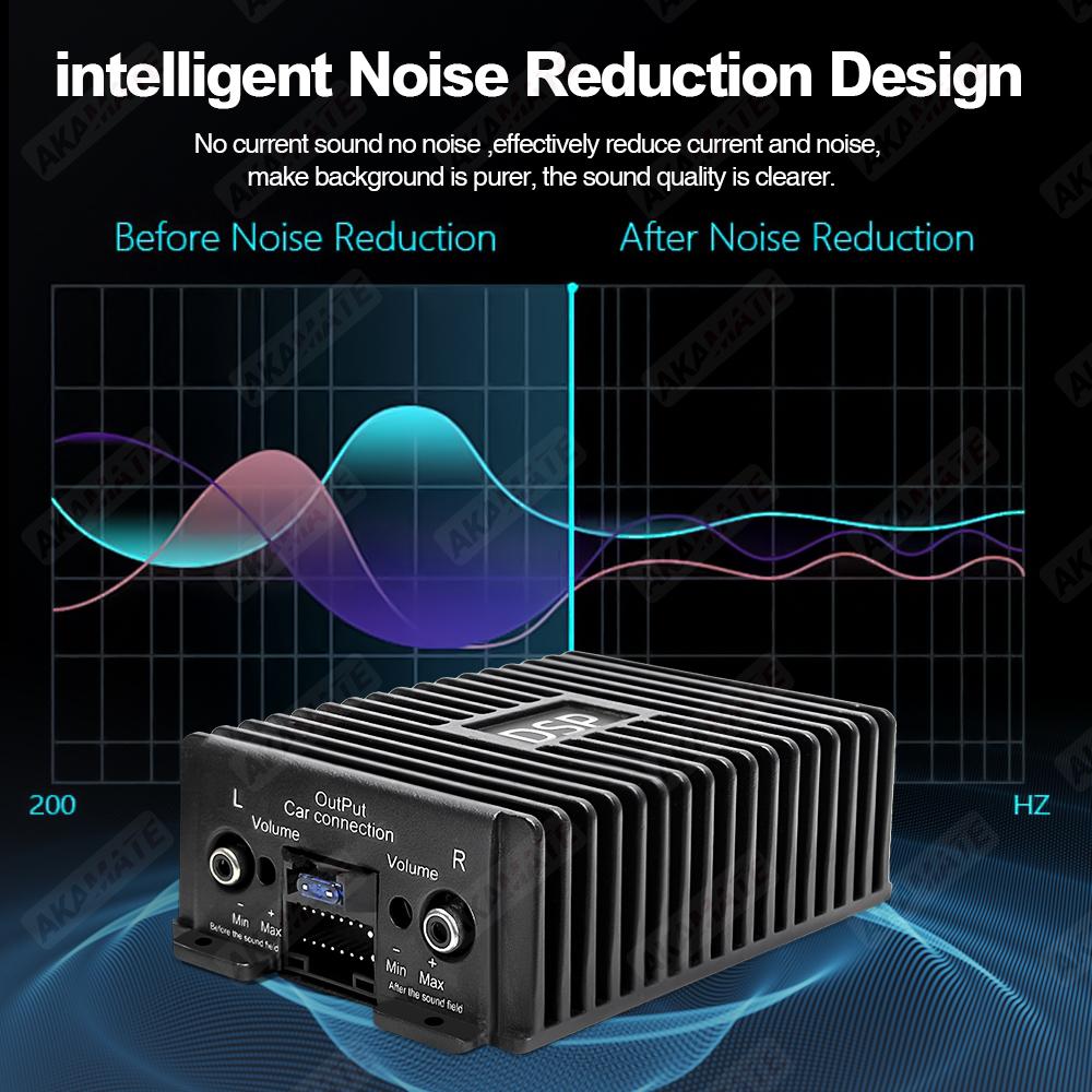 DPS Car Amplifier for Android System Car Radio Non Destructive Modification Speaker Enhance Sound Car Audio Processor 4 Channel