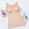 Velvet Thermal Underwear Women Double Layer Winter Warm Vest Tops Intimates Elastic V Neck Sexy Lace Thermal Vest
