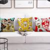 Manga anime T-Turbo Granny cat Comfortable soft Pillow Case for Sofa Living Room Home office Decor and Protective Covers