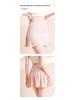 Notting Yoga Women's High Waist Pleated A-line Sport Skirt with Ice Sense Two-piece Design