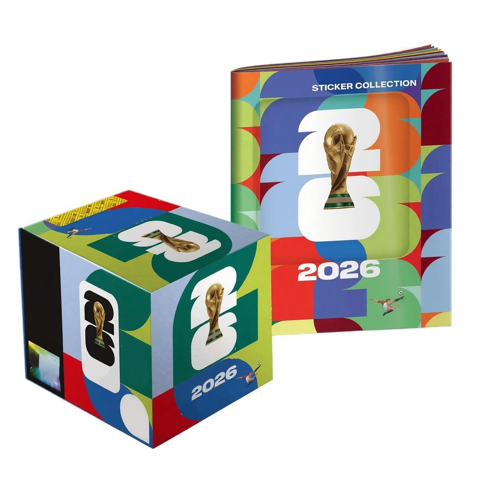 Panini FIFA World Cup 2026 Sticker Collection 50 Packs Plus Official Sticker Album Set Suitable for Collecting and Organizing Stickers
