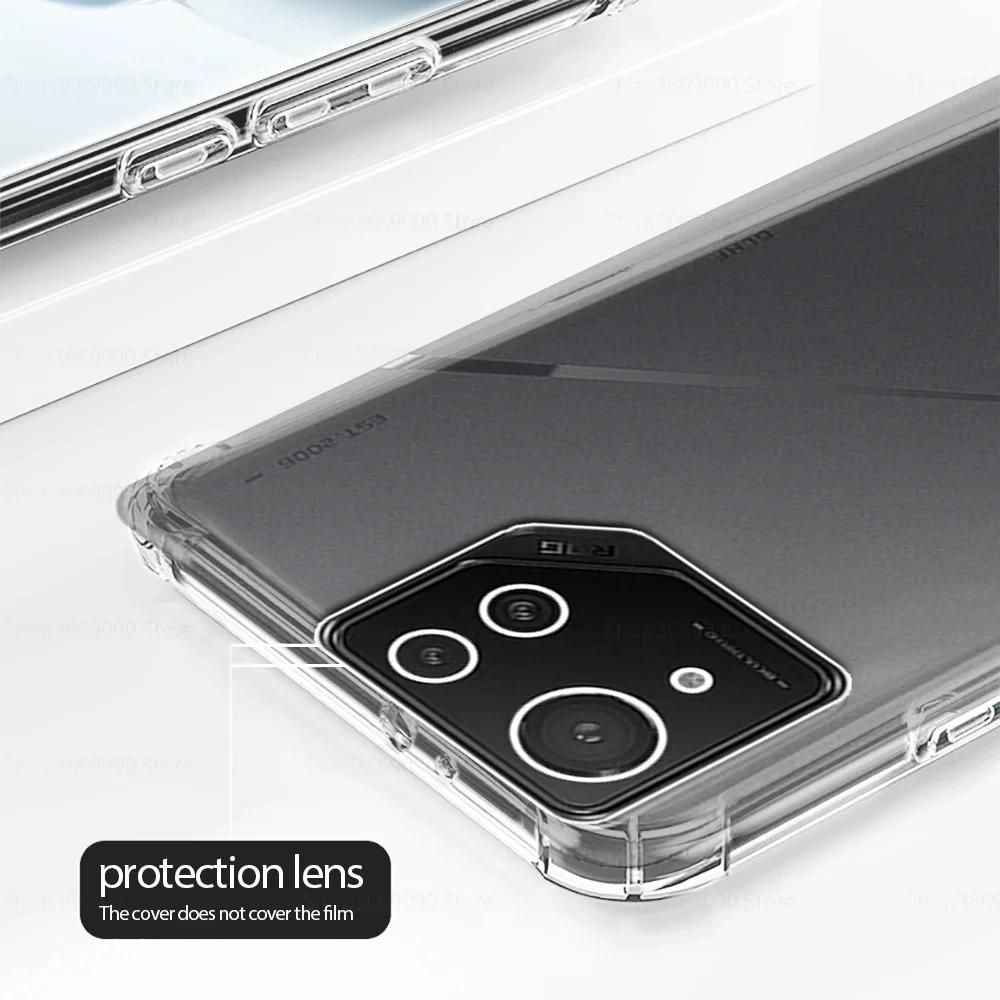 Soft TPU Transparent Phone Case for Asus Rog Phone 9 8 Pro Protective Cover Airbag Shockproof Coque Fundas Capa