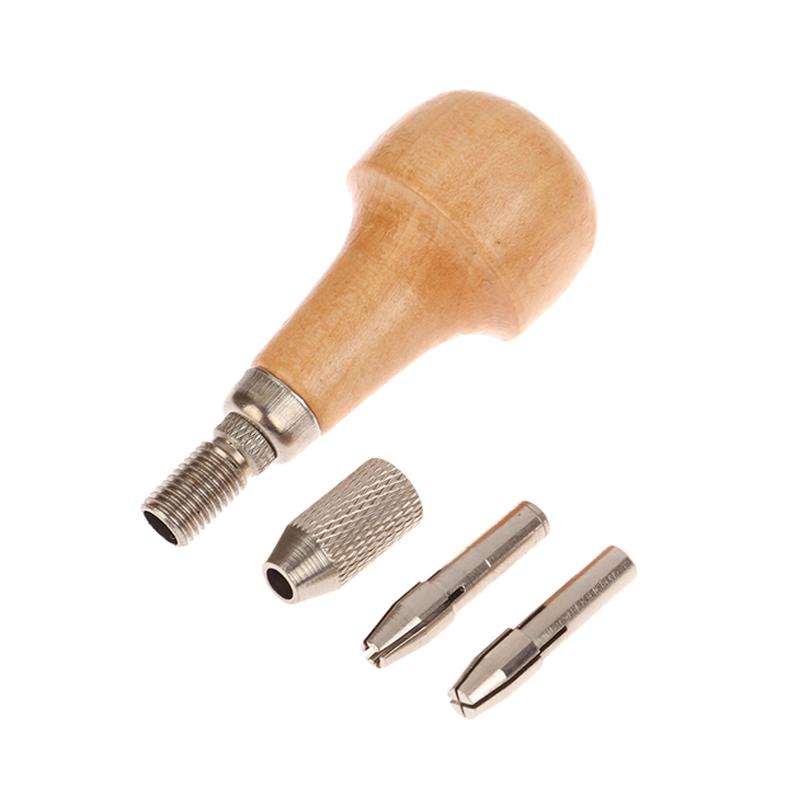 Diy Jewelry Tools Jewelers Pin Vise Vice Wooden Handle With 2 Chuck Twisting Wire Wrapping Drill Tool Kit