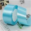 100% Polyester Single Face Satin Ribbon Roll 38 mm 1.5 Inch Custom Printed for Decoration and Wrapping
