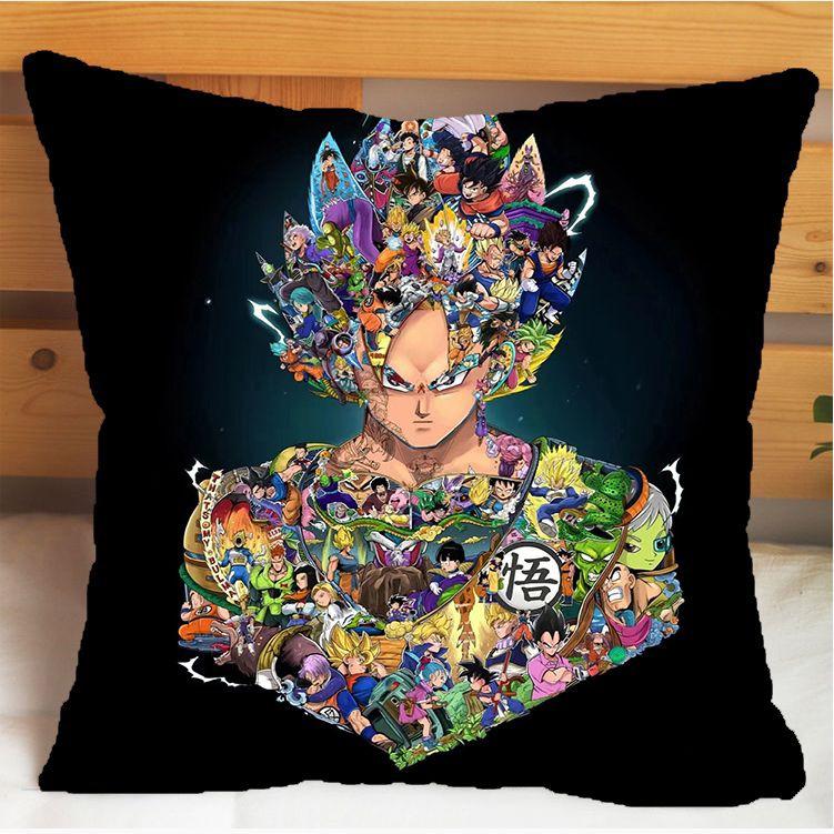 

Наволочки на тему Dragon Ball Z: Розкрий свого внутрішнього Саяна! Подарунки-прикраси з аніме-періфериї 16x16Inch