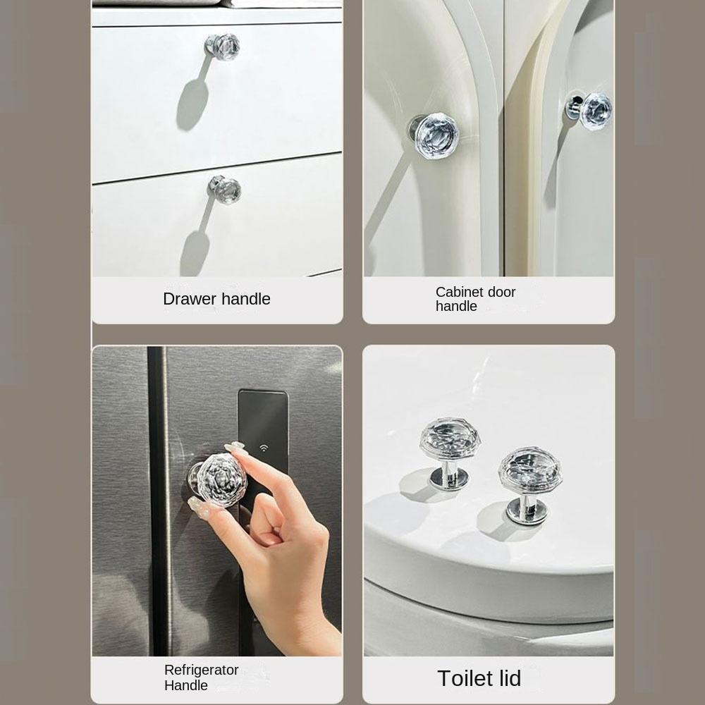 Plastic Heart Shaped Toilet Tank Button Universal Cabinet Drawer Knob Furniture Handle Toilet