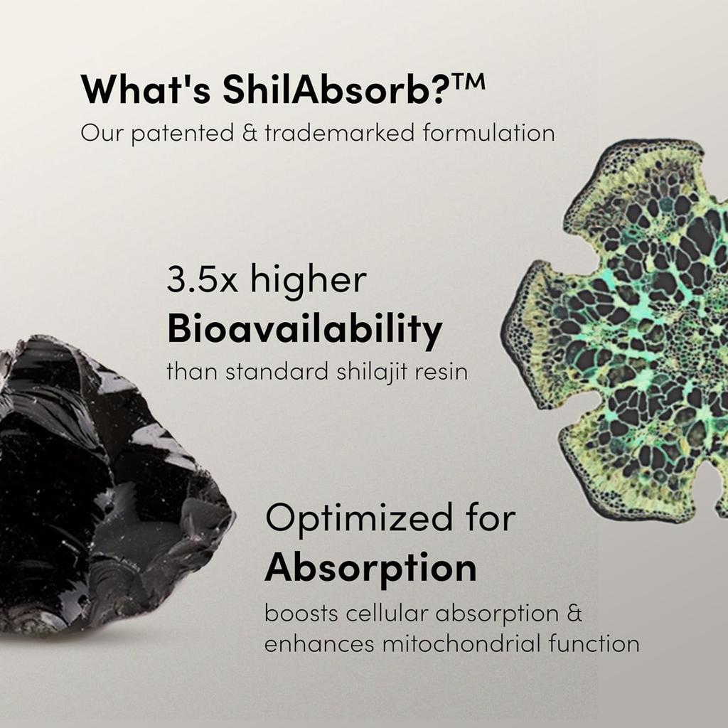 Man Matters Pure Himalayan Shilajit/Shilajeet Gummies with 75% Fulvic Acid & KSM 66 Ashwagandha