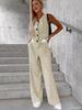 2024 Women's Cross-Border Casual Vest Fashion Set