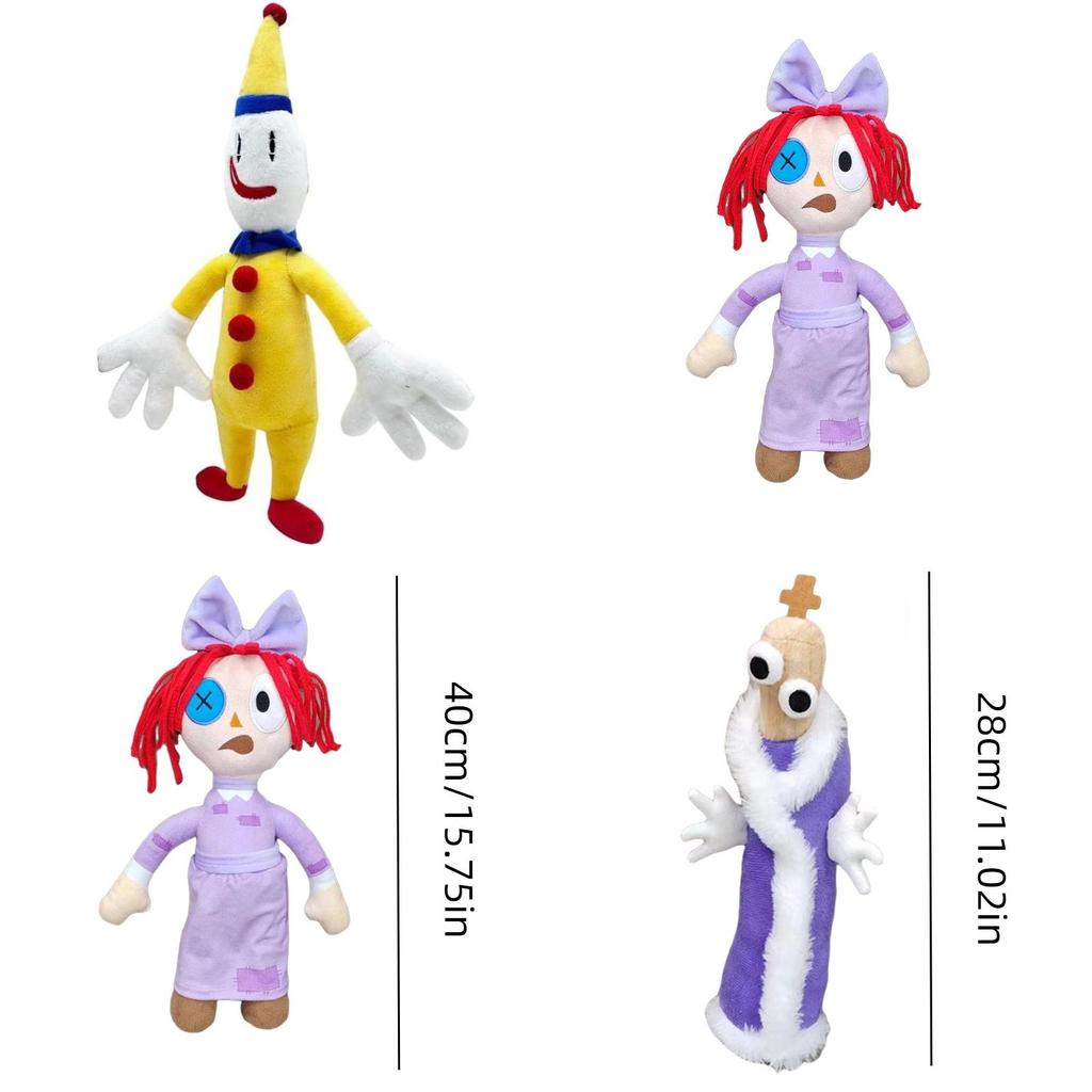 Der Erstaunliche Digitale Zirkus Plüschtier Entzücker Hase Stofftier Clown Anpassbares Design