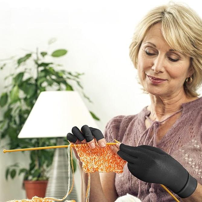 Rękawiczki Unisex z odkrytymi palcami - Ulga w bólu stawów podczas jazdy na rowerze, prowadzenia samochodu, ćwiczeń, treningu i fitness