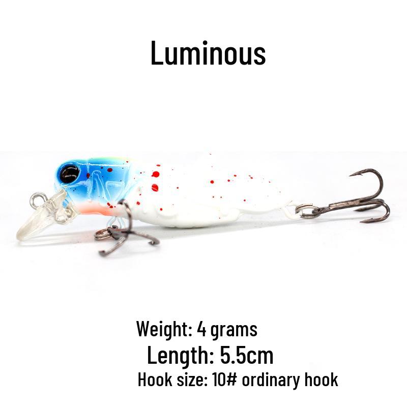 Grasshopper Surface Lure: 3g-9g Bionic Insect Bait for Carp, Silver Carp, Mandarin Fish, and Culter.