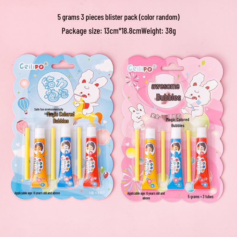 Colorful Cartoon Bubble Gum Gift for Kids – Creative Blowing Bubbles Gift for Primary School Students.