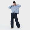MAKE A TOAST Double-Pleated String Slim Wide Pants Navy Mbcspa002Nv