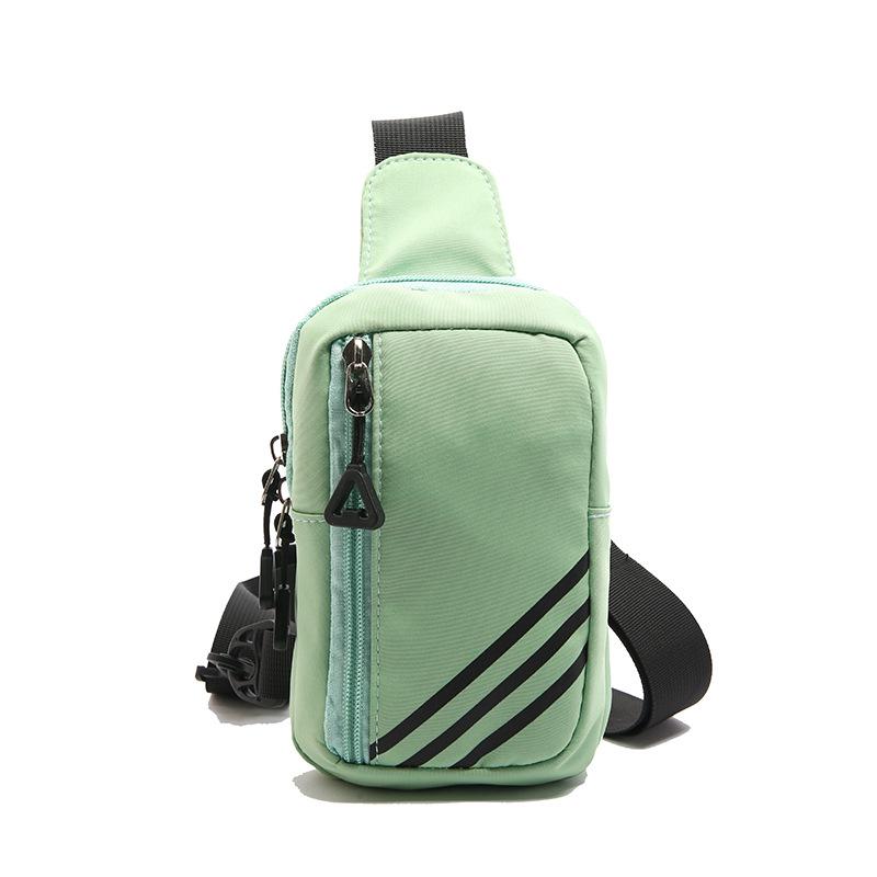 

Студенческая нагрудная сумка новая легкая дорожная сумка через плечо для отдыха для выхода на улицу для поездок на работу простая сумка-мессенджер one size fits all зелёный