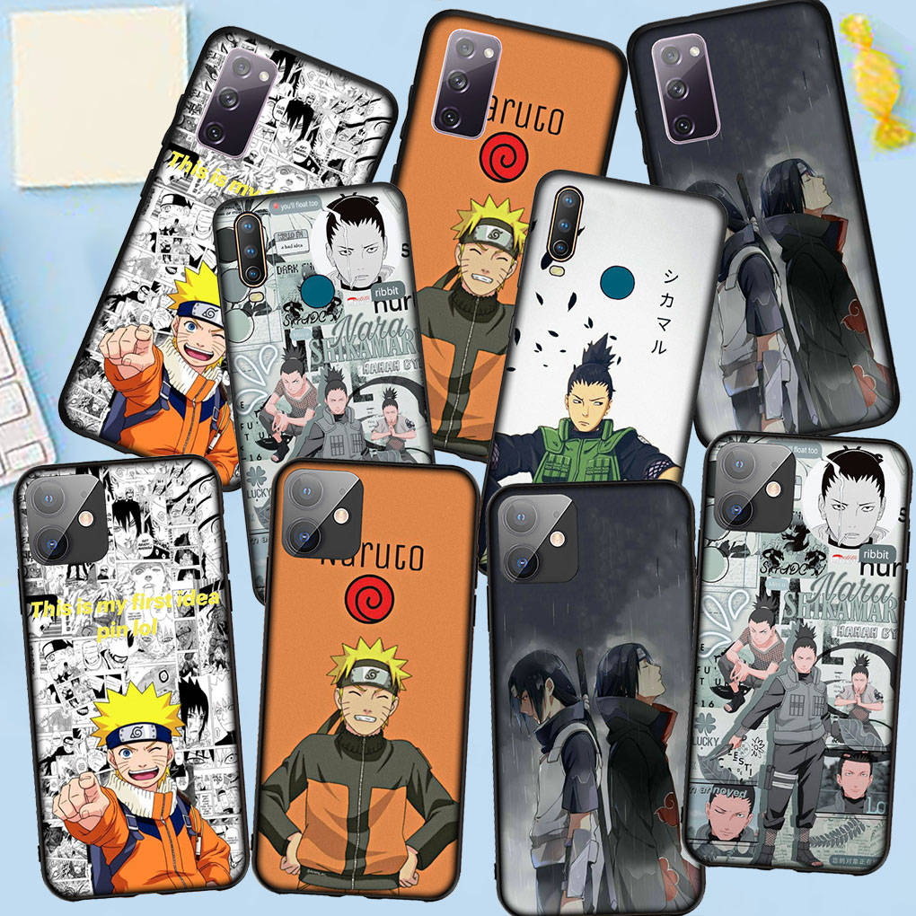 Phone Case for Samsung Galaxy S25 S24 S23 iPhone 16 15 Redmi Note 14 13 12 16E 8 9 X 11 Pro Max XR OPPO Moto Huawei Nara Shikamaru Poster Naruto Cover