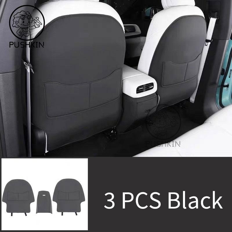 For Xpeng G6 2026 2025 2024 Leather Seat Back Kick Protector Backseat Kick Mat Seat Cover Waterproof accessories
