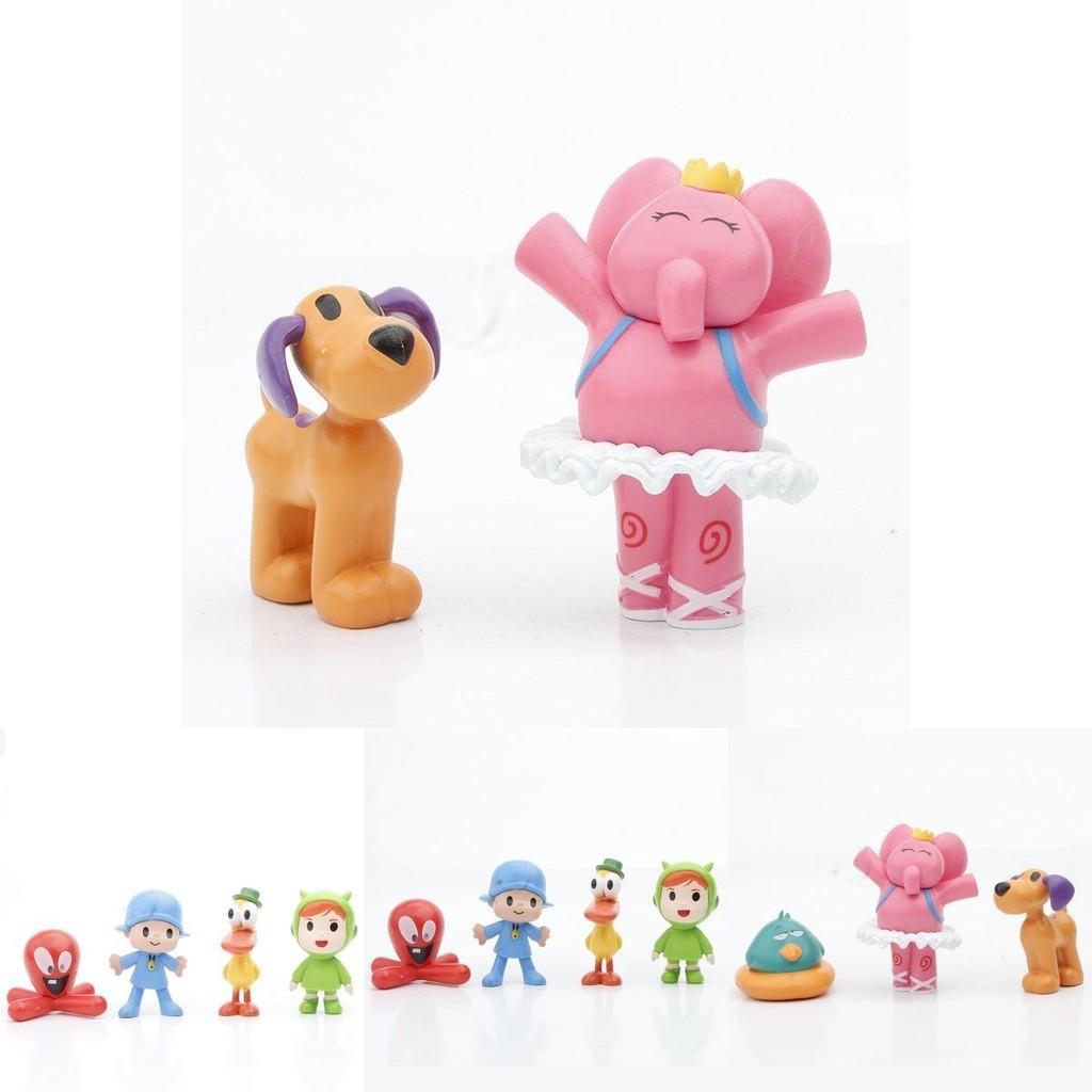 Adorable 7pcs Pocoyo Action Figures Zinkia Miniatures Perfect For Cake Decoration