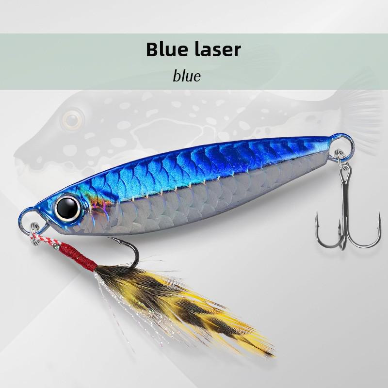 

Рыболовная приманка в виде перевернутой пасти Немезиды из железа и чешуи 25g