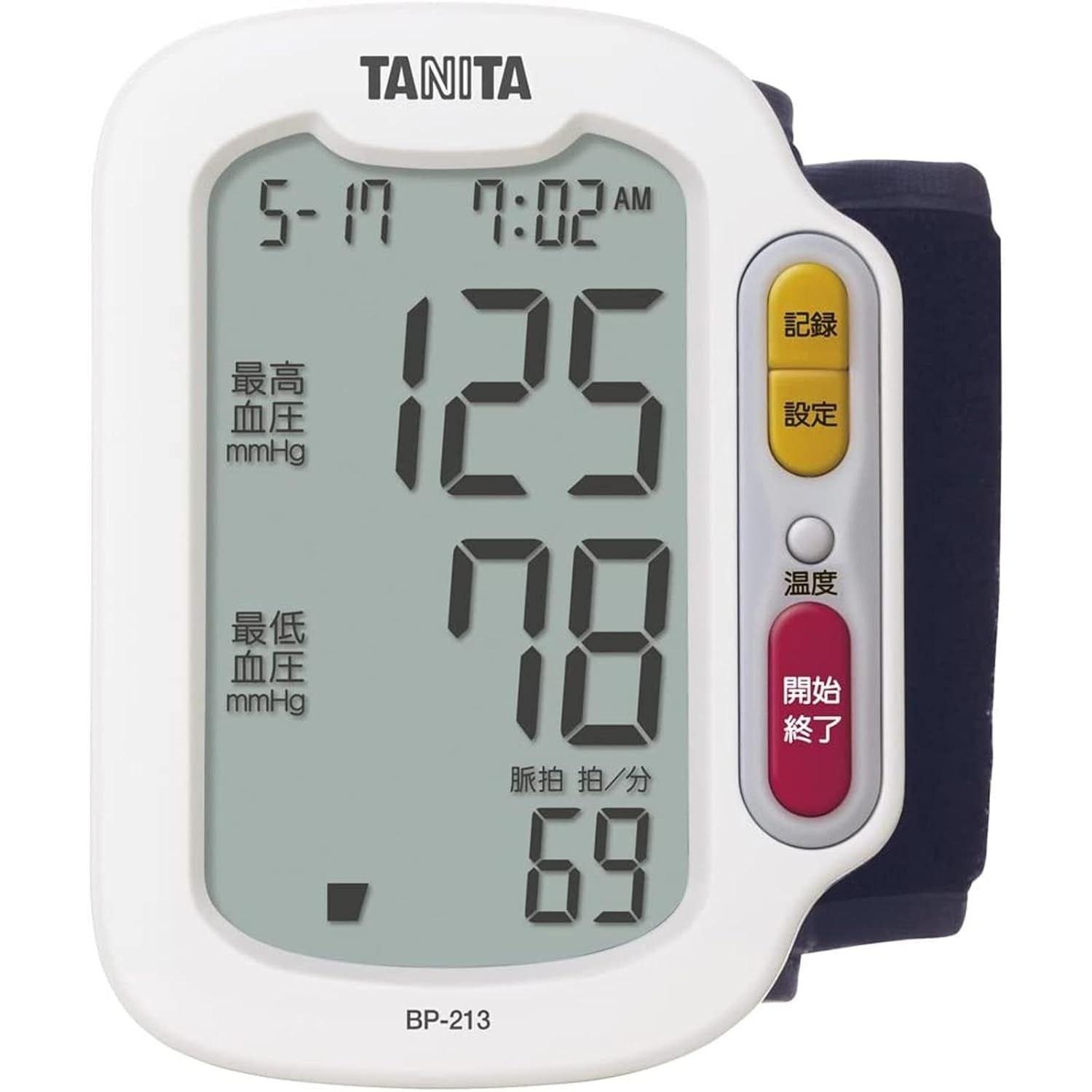 Тонометр на запястье Tanita BP-213 Белый BP-213-WH