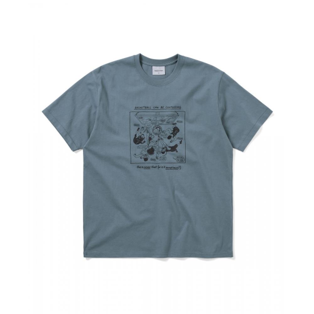 Thisisneverthat Confusing Basketball Tee Slate S