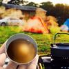 Lightweight for Titanium Cup Outdoor Camping Portable Coffee Cup Double Layer Te
