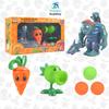 Plants vs. Zombies Egyptian Zombie Doctor and Triple Pea Pod Shooter Card Game Toy Set