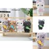 Plush Cat Keychain With Pp Cotton Filling For Bag Decor And Collectible Toy