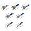 4/7Pcs Putty Cutter Stainless Steel Paint Scraper Tool Taping Cutter Tool for Repairing Drywall Removing Wallpaper Apply