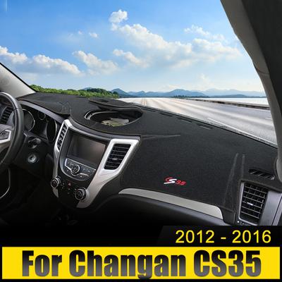 Biltilbehør For Changan CS35 2012 2013 2014 2015 2016 Dashborddeksel Unngå Lyspute Solskjerm Anti-UV Tepper Sklisikkert Matte