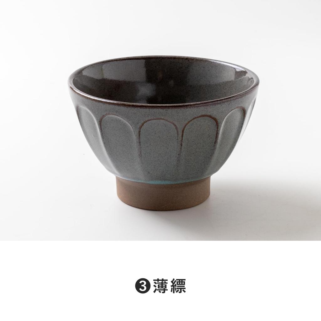 Minoru Pottery eureka -Shinogi- 110 Teeschale, Hellblau