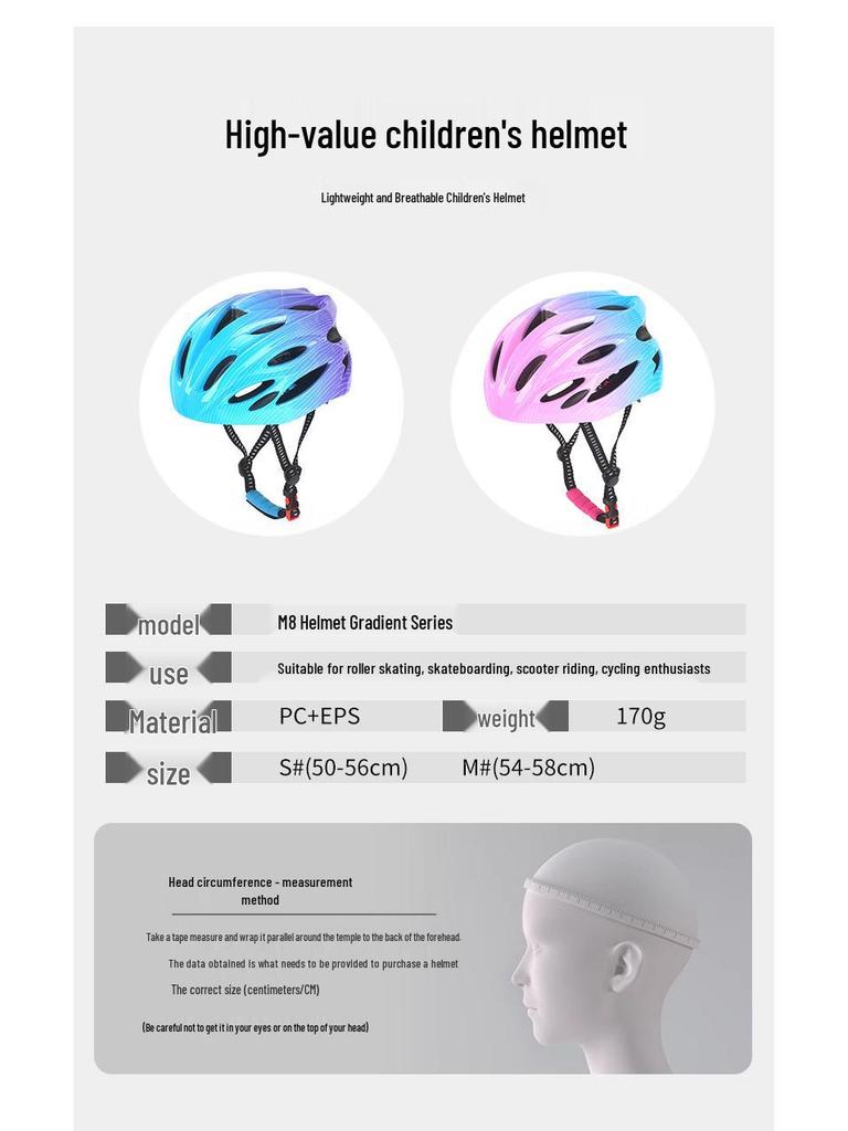 Kids' Adjustable Safety Helmet for Biking, Skating, and More