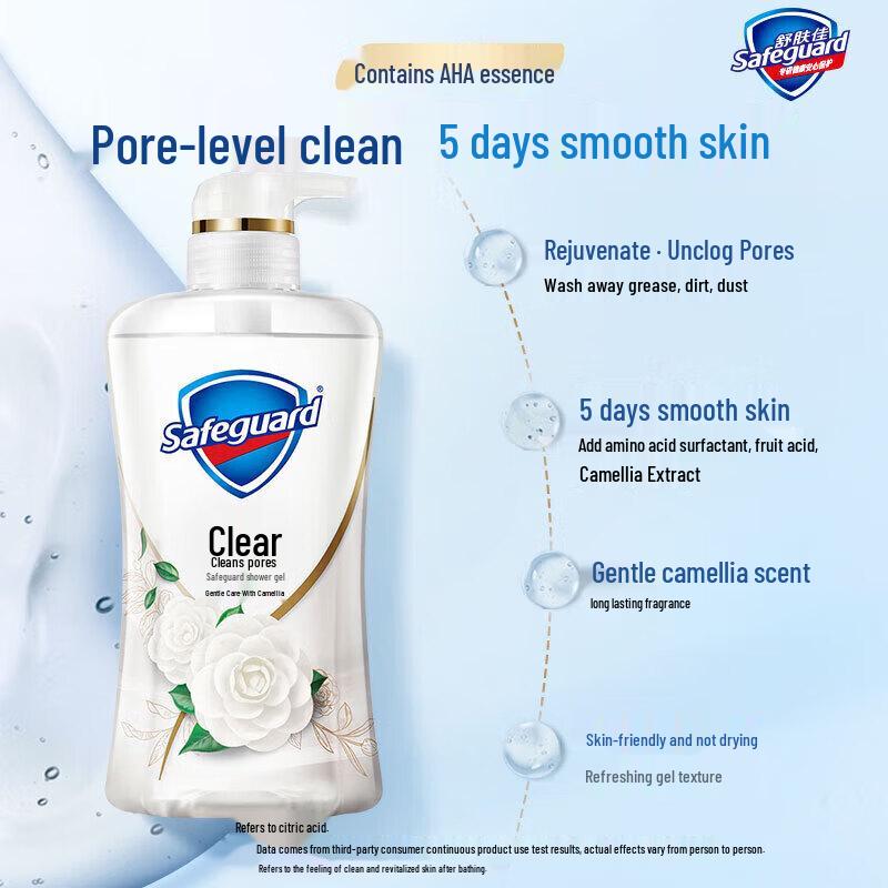 Safeguard Gentle Camellia Scent Shower Gel