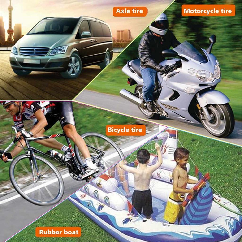 Wiederaufladbarer Auto-Luftkompressor, kabellose aufblasbare Pumpe, tragbare Luftpumpe, Auto-Reifenfüller, digital, für Fahrradbälle