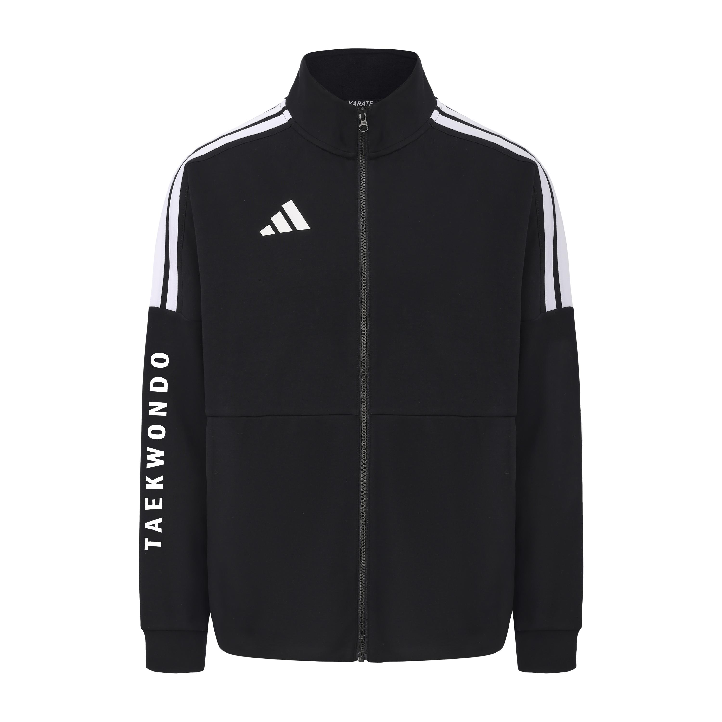 Adidas Тхэквондо Серия 3 полоски Повседневная Универсальная Ретро Классическая Куртка в полоску Куртка Унисекс CLTR02NHJT-BW 2XL