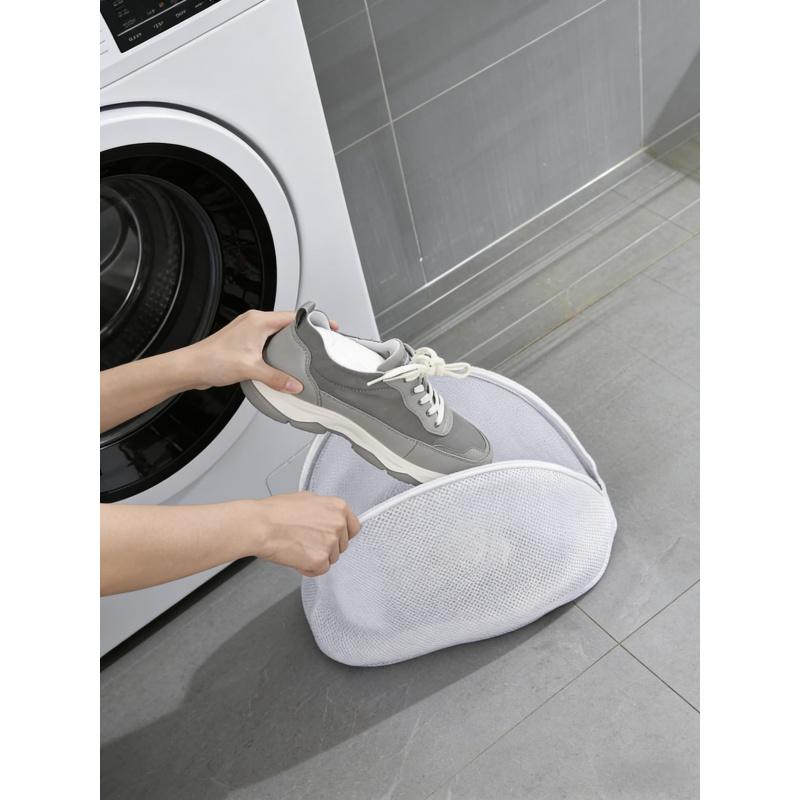 Household Washing Machine Special Shoe Boot Protector High Elastic Breathable Anti-Deformation Dustproof Storage Bag Shoe Washin