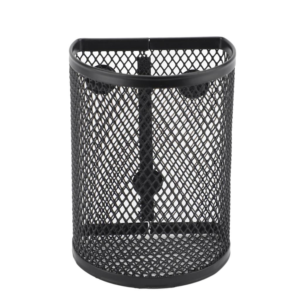 Magnetic Pen Holder Mesh Metal Pencil Marker Basket Desk Organizer for Locker Fridge Whiteboard File Cabinet