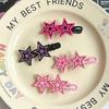 Y2K Star Hairpin Shiny Star Hair Clips New Fashion Side Bang Duck Mouth Clip Hair Accessories For Cool Girls