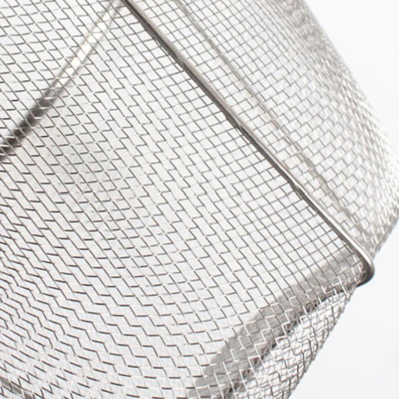 Coș Strecurător pentru Prăjit Cartofi Pai Oțel Inoxidabil Coș pentru Prăjit Adânc Bucătărie Rotund Friteuză Plasă de Sârmă cu Mâner Strecurătoare de Sârmă Plase
